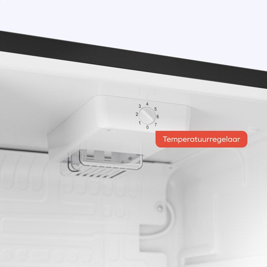 KitchenBrothers Réfrigérateur - 92L - Modèle de table - Glacière - Frigo - Pose libre - Noir