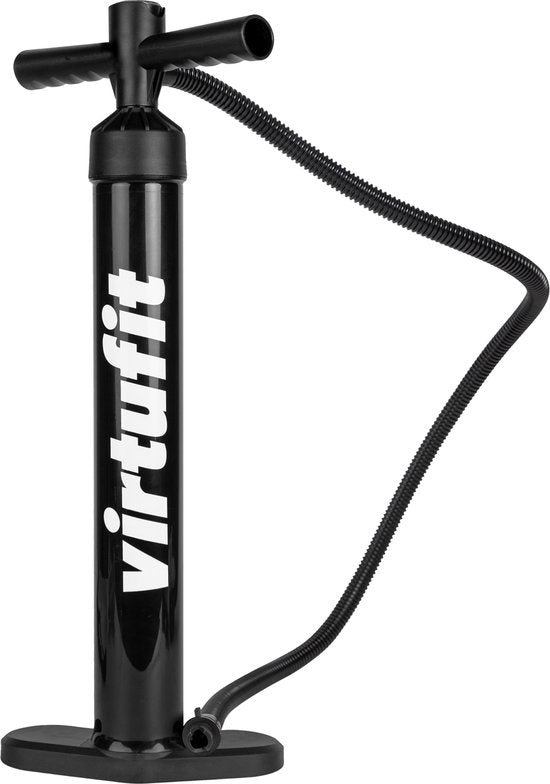 VirtuFit Single Action Pump - Black - Pompe polyvalente - Avec manomètre - Se gonfle sans effort - Gonfler - Sup Pump -