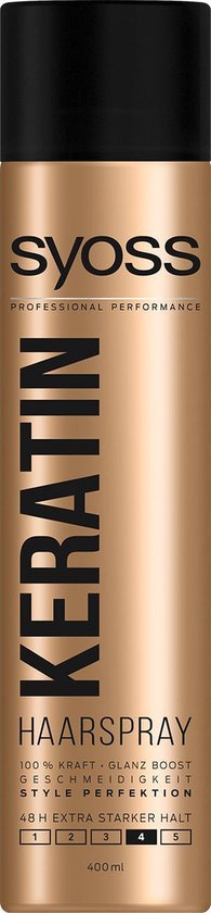 Syoss - Spray pour cheveux - Kératine - 4 - 400ml