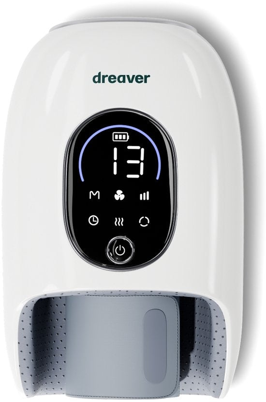 Dreaver Hand Massager Pro - Appareil de massage pour les mains - Rhumatisme/RSI/Artrose et douleurs articulaires - Réflexologie des mains - Sans fil