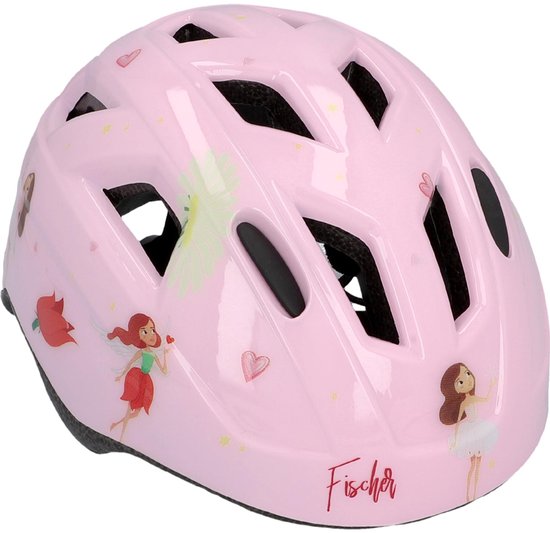 FISCHER FAHRRAD Plus Princesse XS/S Casque enfant Rose Taille : XS/S Tour de tête : 48-54 cm