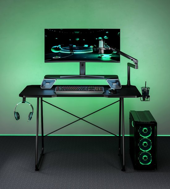 Tapis de souris complet pour bureau de jeu - bureau de jeu - bureau de jeu - table d'ordinateur - table pour ordinateur portable - 120 x 60 cm