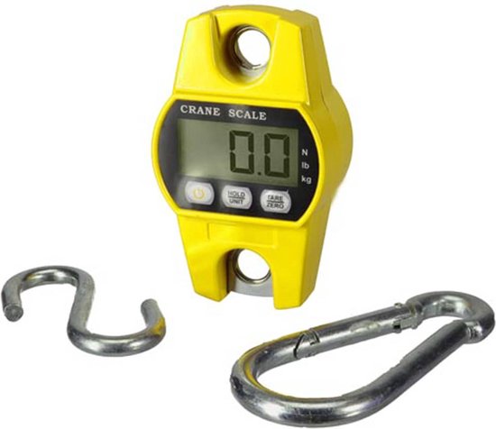 Balance Perel Crane, numérique, 300 g à 300 kg, arrêt automatique, fonction de maintien des données, fonction de tare, écran LCD