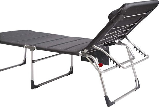 Crespo - Lit pliant - AL/363 - Deluxe - Gris foncé