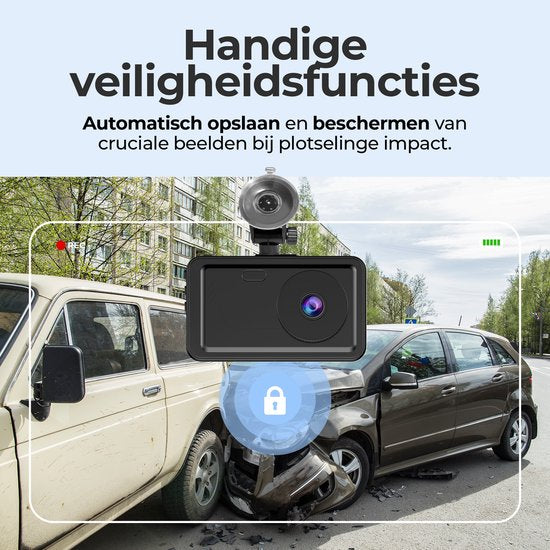 Denver Dashcam - Dashcam pour voiture - Full HD - Grand Angle 120° - Enregistrement en boucle - Capteur G - CCT1650