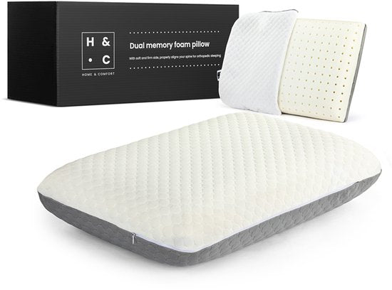 Oreiller antibactérien en mousse à mémoire de forme 1 + 1 GRATUIT - 1 + 1 GRATUIT