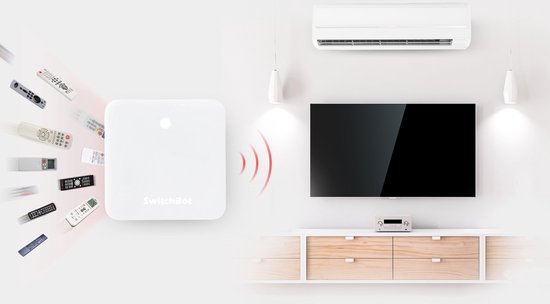 SwitchBot Hub Mini - Télécommande intelligente - Votre téléphone comme télécommande
