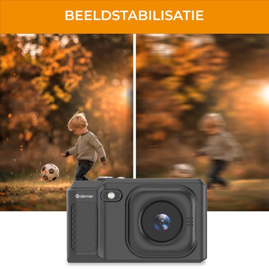 Denver Caméra numérique Full HD - 48MP - Caméra Vlog - Photo et vidéo - Caméra - DCA4818B