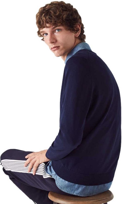 Lacoste Organic Cotton V-neck Sweater - Maillots de sport - marine (bleu marine) - Hommes