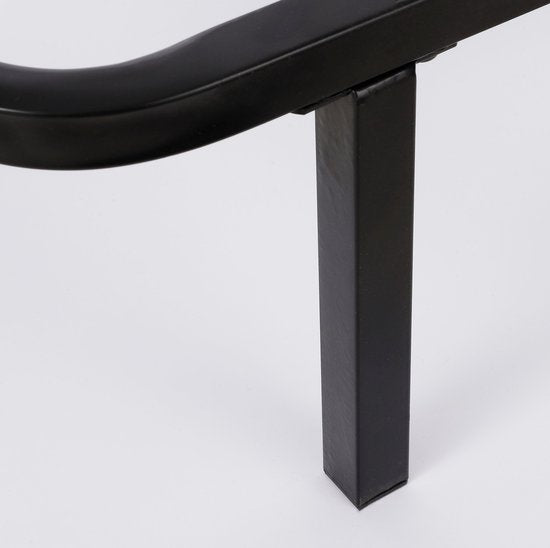 Mica Decorations Celo Lounge Chair - L62 x L83 x H78 cm - Métal - Noir