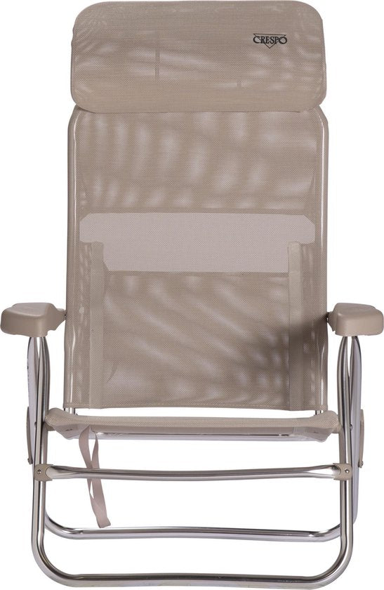 Crespo - Chaise de plage - AL/205 - Compact - Gris clair