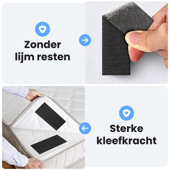 Luft Velcro à coudre - 10 pièces - 5x10cm - Velcro - Velcro - Ruban adhésif
