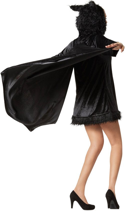 dressforfun - Costume femme chauve-souris noire - L - Costume carnaval - Halloween - Déguisement - Tenue de soirée - Tenue de carnaval - Fête - Tenue de soirée