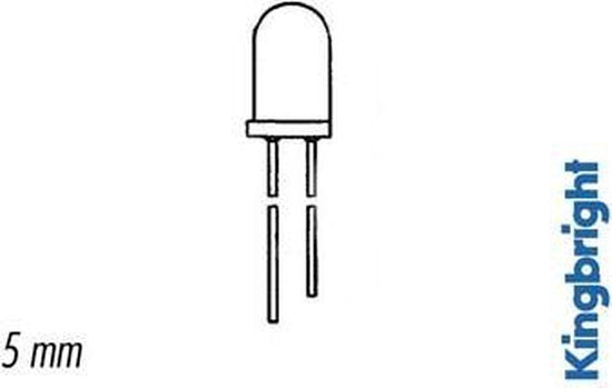 LED FLASHING 5mm GREEN DIFFUUS (L-56BGD)