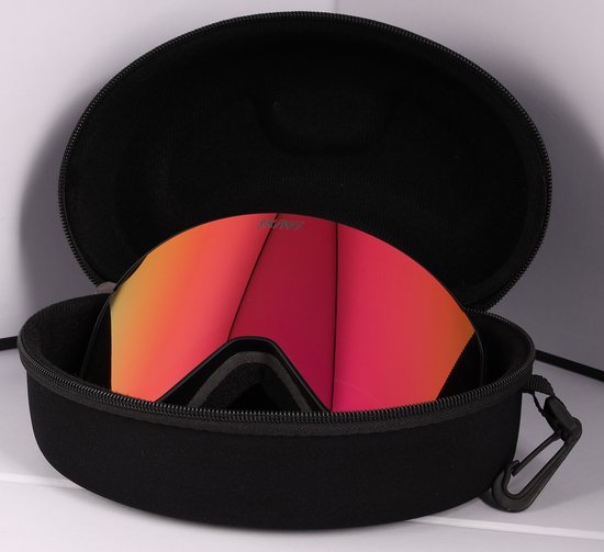 Skiwi Flashback Ski Goggles - Masque de ski homme/femme - anti-buée - 2 lentilles magnétiques - résistant aux rayures