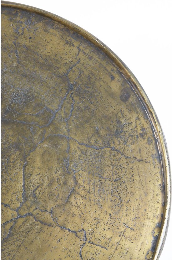 Light & Living Table d'appoint Babina - Bronze antique - Ø59cm - Industriel,Luxe