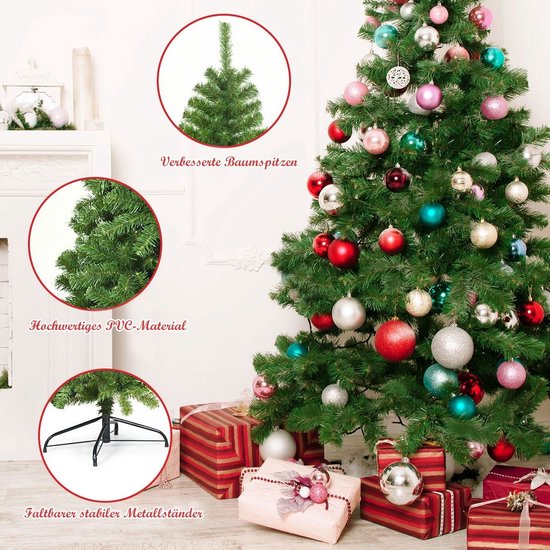 Coast Artificial Christmas Tree With Metal Base - Green - 230 cm