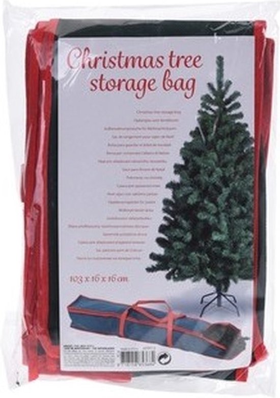 Sac de rangement pour sapin de Noël - 16 x 103 cm - pour les sapins mesurant jusqu'à 90 cm