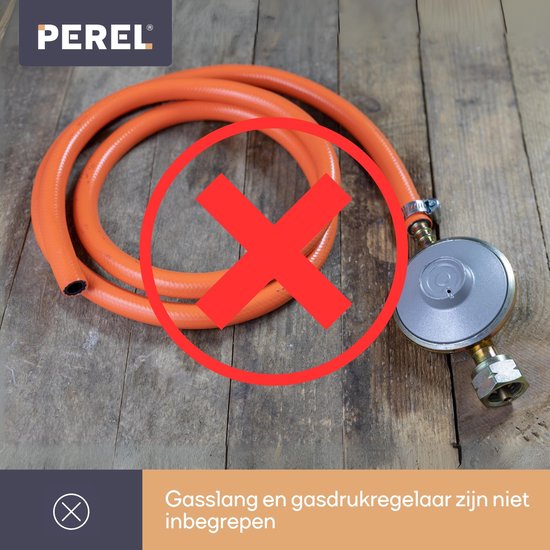 Chauffage de terrasse au gaz Perel, butane ou propane, 4500 W