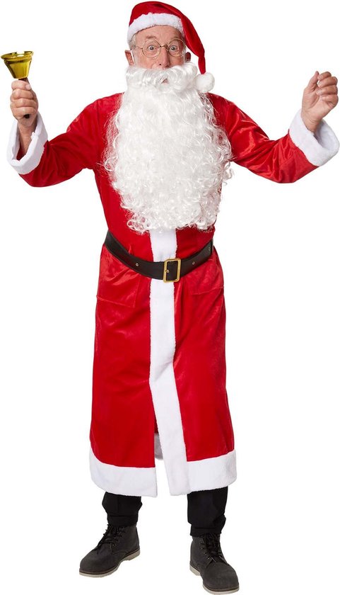 Cape Père Noël classique XXL Dressforfun - habillage costume halloween - carnaval - soirée - rouge