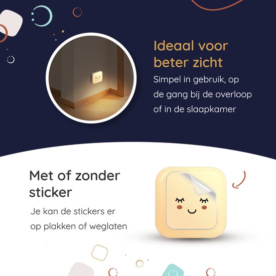 Numsy Baby Room Nightlight Socket - Détecteur automatique de lumière