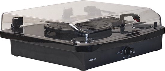 Platine Vinyle Denver Dual Bluetooth - Haut-parleurs Intégrés - USB - Style Rétro - Finition Bois - Modèle VPL230B