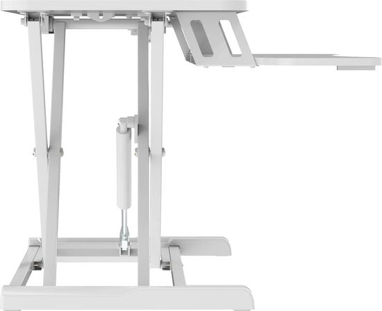 Rehausseur de bureau assis-debout ergonomique - poste de travail réglable en hauteur - 80 cm de large