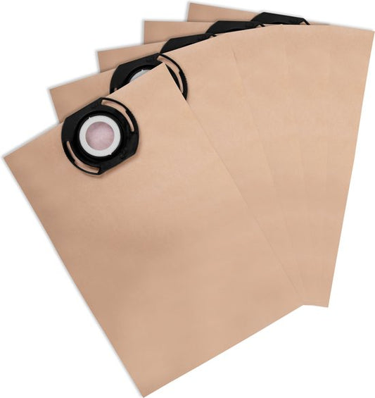 VONROC Sacs d'aspirateur - 5 pièces - pour l'aspirateur compact universel VC508DC