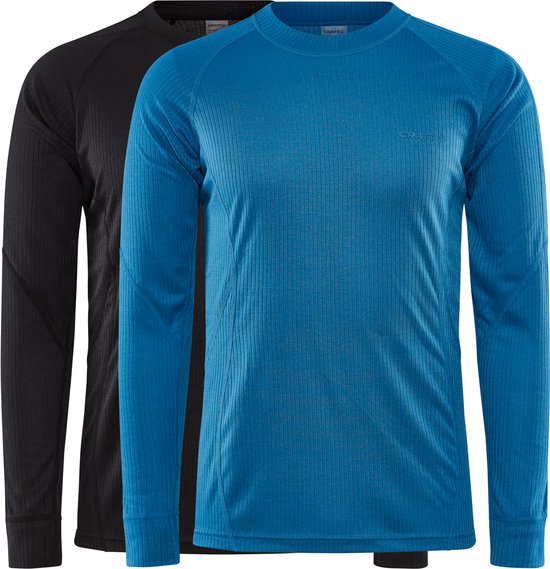 Craft - Core 2-pack Baselayer - Chemise thermique - Noir/Blanc - Hommes - L