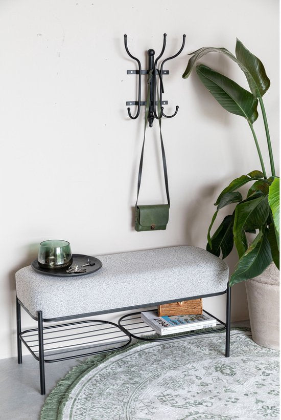 Feliz Lifestyle Porte-manteau mural Ran en métal noir