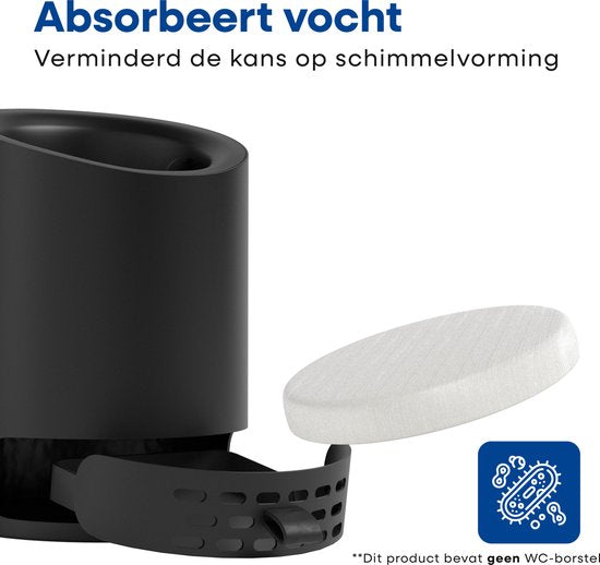 EasyPicks Recharge de tampons absorbeurs d'humidité et d'odeurs - 2 pièces - Pour brosses de toilettes - Hygiénique et frais