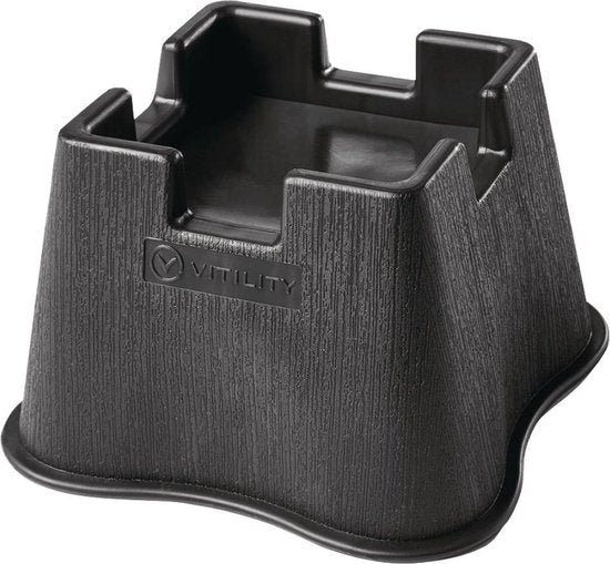 VITILITY Rehausseur de meubles - petit - Aide au lit - Rehausseur de chaise - Rehausseur de lit - Noir