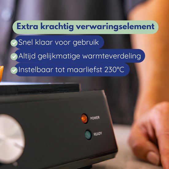 Safecourt Kitchen - Grille à panini et fer à sandwich grillé - Plaques amovibles sans PFAS et lavables au lave-vaisselle - Grande surface de gril - Chaleur rapide - Gril à contact - Noir