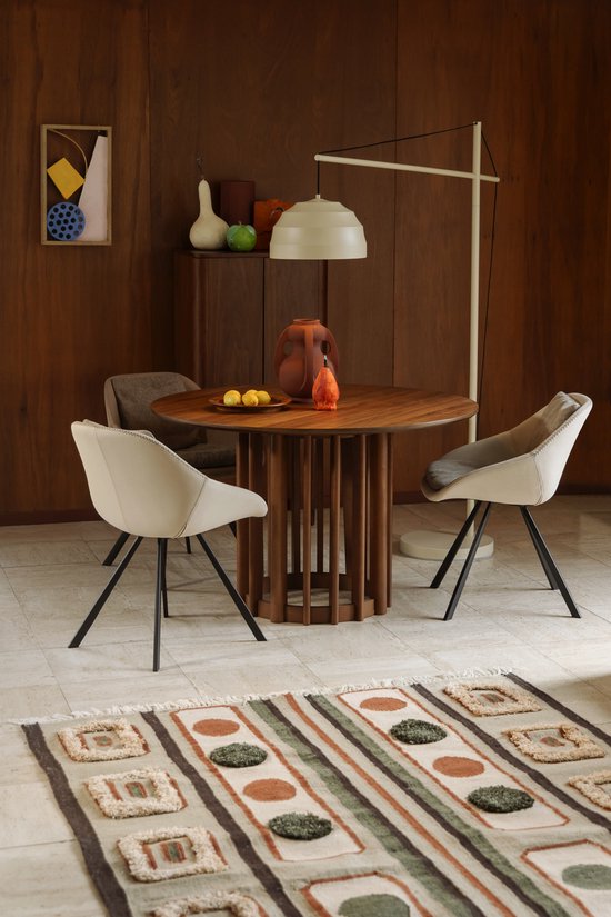 Dutchbone Wakefield Chair Ivory - Lot de 2