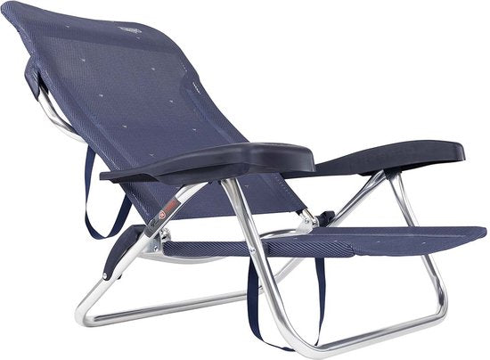Crespo - Chaise de plage - AL/221 - Bleu foncé