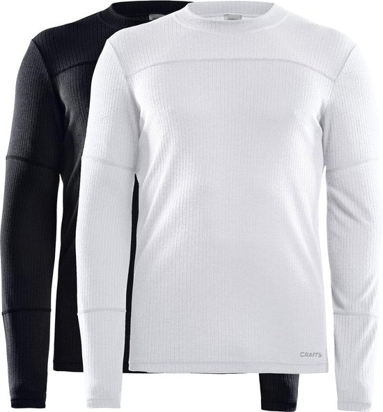 Craft - Core 2-pack Baselayer - Chemise thermique - Noir/Blanc - Hommes - L