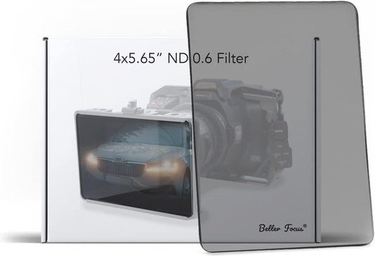 Better Focus 4x5.65 Filtre cinéma pour Matte Box - ND 0.6 - Hydrofuge et oléofuge