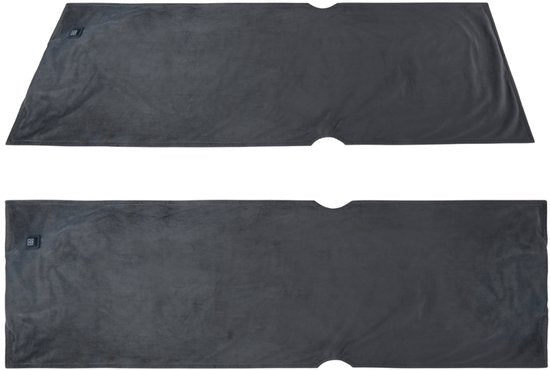 alpina Heat Pad Rechargeable - Coussin chauffant électrique sans fil avec arrêt automatique - Coussin chauffant pour chaise ou usage extérieur - Coussin chauffant pour chaise noir