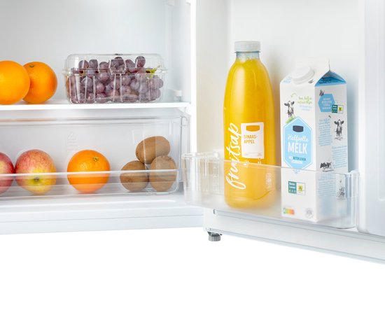 Tomado TLT4702W - Réfrigérateur de table - 93 litres - 3 étagères - Etiquette énergie E - Blanc