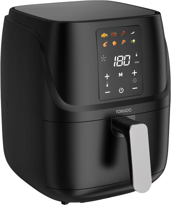Tomado TAF3010B - Friteuse - Friteuse à air chaud - Capacité 3 litres - Affichage digital - Frites 300g