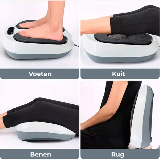 QLT VibroPulse Pro Appareil de massage des jambes et des pieds - 10 programmes - 20 vitesses