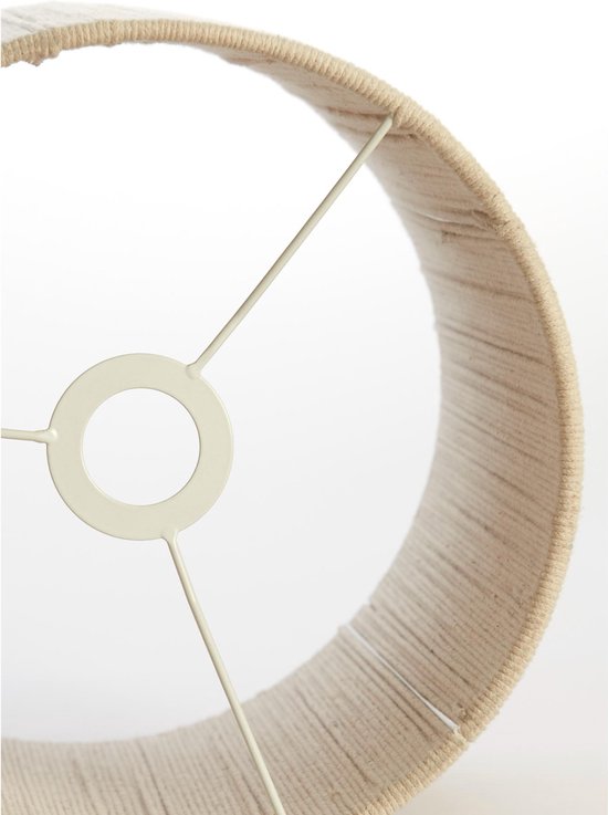 Light & Living Abat-jour cylindrique Medan - Moderne - 30x30x40cm - Beige