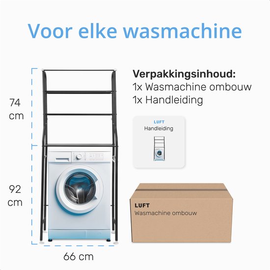 Luft Transformation du lave-linge - En saillie - Meuble - Placard - Salle de bain - WC