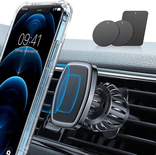 Supports de téléphone Porte-téléphone magnétique pour voiture Porte-téléphone GSM Ventilation magnétique