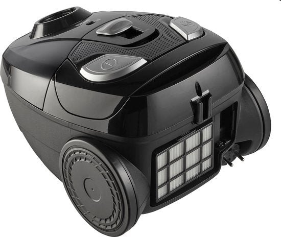 Tomado TVC2002B - Aspirateur avec sac - 2 litres - Filtre HEPA 12 - Léger - Noir