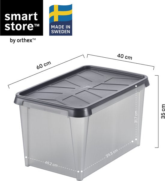 SmartStore - Dry 45 Storage Box 50 litres - Polypropylène - Gris