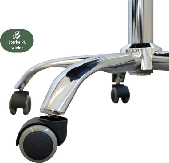 BRASQ OC200 Ergonomic Office Chair Black with Breathable Mesh - Chaises de bureau - Réglable en hauteur - Gaming chair 49 x 47 x 94 cm