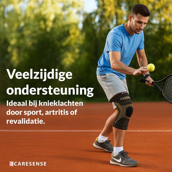 Caresense Knee Brace - Attelle de rotule - Pour l'arthrite - Soulagement des douleurs articulaires - Attelle de genou pour adultes - Taille L
