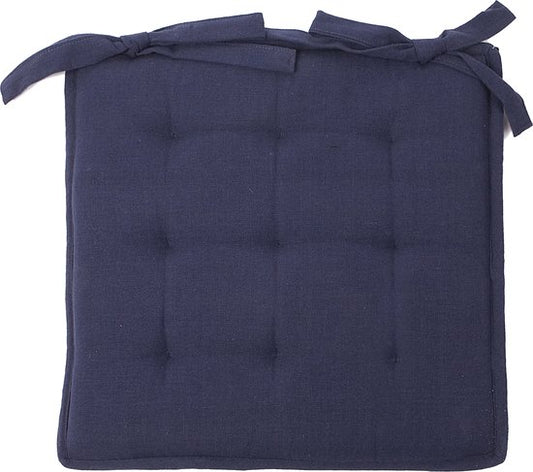 Collection In The Mood Coussin Bistro Tivoli - L40 x B40 cm - Bleu foncé