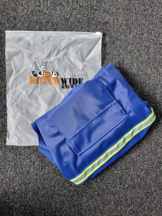Dutchwide - Manteau pour chien - Imperméable pour chien - Bleu - Taille M